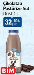 DOST ÇİKOLATALI PASTÖRİZE SÜT